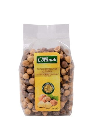 Çotanak Tuzlu Kavrulmuş İç Fındık 500 G