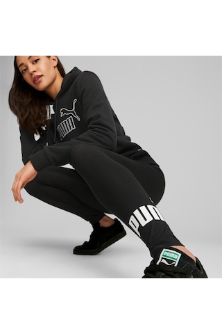 Puma Essential Logo Kadın Siyah Tayt 58683201 Siyah