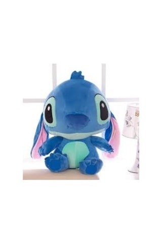 Stitch Peluş Oyuncak 55 Cm Büyük Boy Sevimli Peluş Karakter Mavi