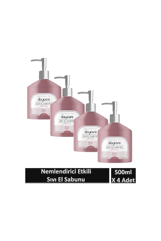 Nemlendirici Etkili Sıvı Sabun Lotus Çiçeği Kokulu 500 Ml X 4 Adet