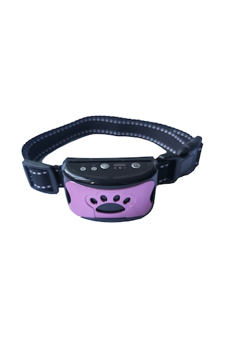 Geeksen Havlamayı Önleyen, Şarj Edilebilir, Su Geçirmez Köpek Eğitim Cihazı İnci Moru