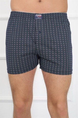 İbrahim Burak Etiler Collection Moda Çizgi Erkek Penye Boxer 40081 Lacivert