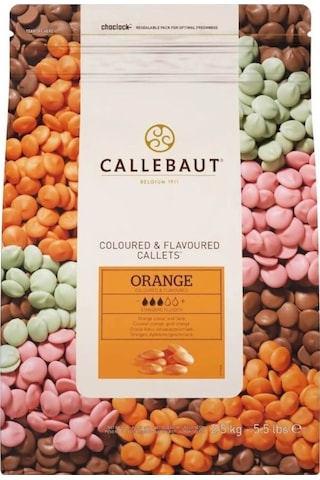 Callebaut Portakallı Drop Çikolata 2,5 Kg