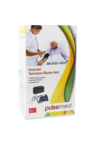 Pulsemed BK2001-3001 Mekanik Aneroid Tansiyon Ölçüm Seti