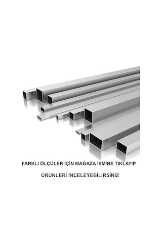 Alüminyum Kutu Profil Kare Boru 20 X 30 Mm 440171335