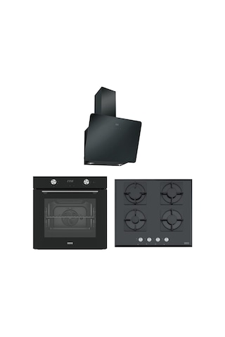 Franke FMA 86 BK - FHNS 604 BK - FPJ 615 BK A Ankastre Set