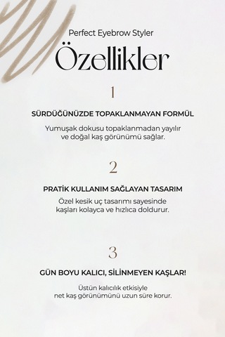 Missha Perfect Eyebrow Styler Uzun Süre Kalıcı Asansörlü Kaş Kalemi Light Brown