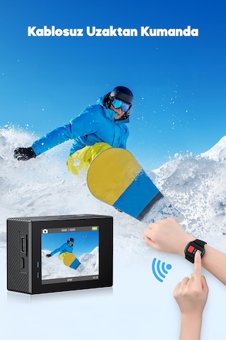 Akaso Brave 4 20 MP 170° 4K Wifi Aksiyon Kamerası
