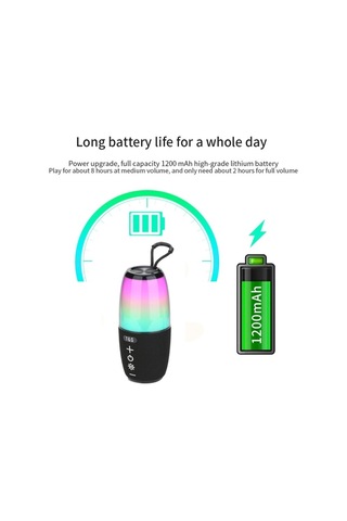 T&G TG644 Bluetooth 5.3 Tws RGB Taşınabilir Hoparlör