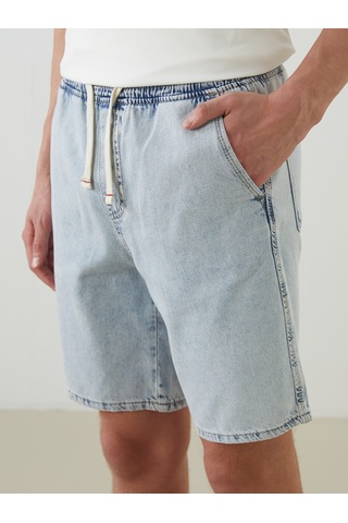 Lcw Jeans İndigo Rahat Kalıp Erkek Jean Şort