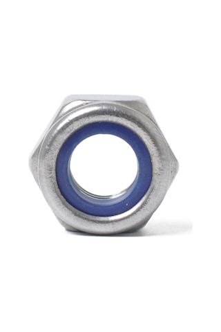 Cbtx 60 Adet Araba 304 Paslanmaz Çelik Kilit Somunları Naylon Ekleme Kilit Somunu Kiti M3-m10