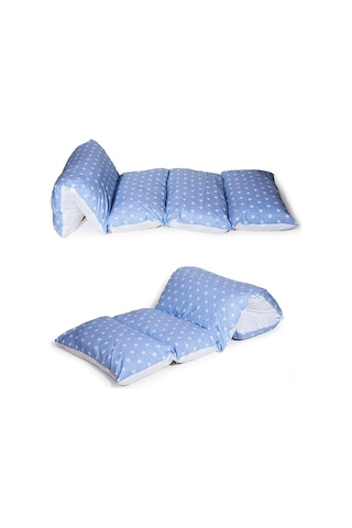 Bundera Puf Yıldızlı Çocuk Katlanır Yer Minderi Bebek Yer Yatağı