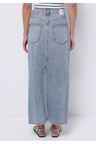Colin's Colins Slim Fit Düz Fermuarlı Kadın Açik Mavi Etek Cl1075465 Q1.v1 Dn44404 Denim