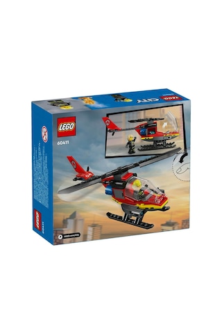 Lego City 60411 Fire Rescue Helicopter