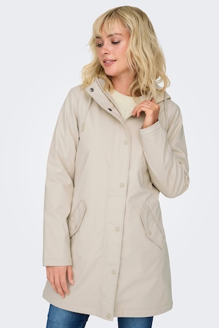 Only Kadın Onlsally Su İtici Özellikli Kapüşonlu Yağmurluk Mont 15206116 Bej Bej