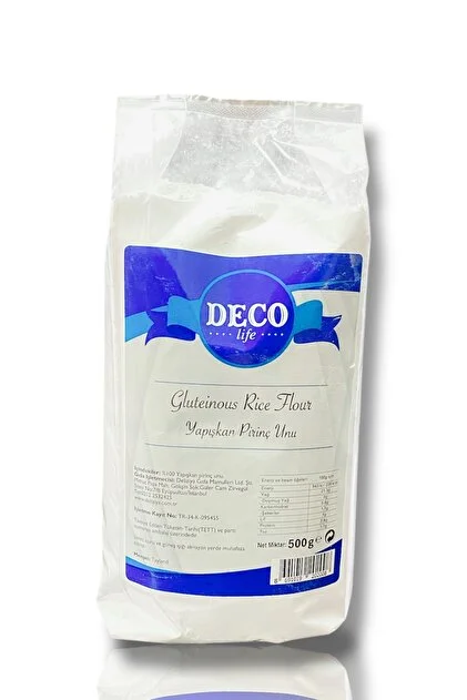 Deco Life Yapışkan Pirinç Unu Glutınous Rice Flour 500 Gr