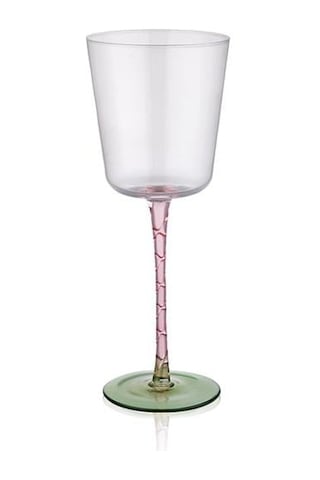 The Mia Pembe&yeşil Kadeh 350 Ml-6'lı Renkli