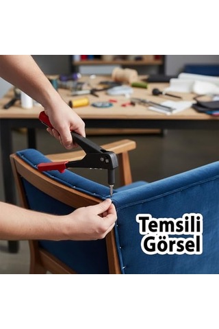 Perçin Tabancası Ergonomik Saplı Dayanıklı Metal Gövde 24 Cm Profesyonel El Aleti