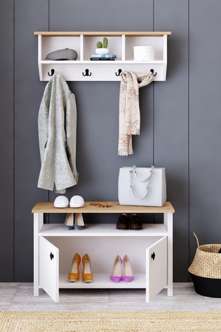 Remy Portmanto Sepet - Beyaz