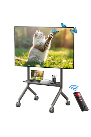 Nb North Bayou Nb P150 Motorlu - Kumandalı 75-90" Profesyonel Tv Standı