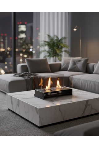 Reyo Stove Kuvars Masaüstü Bioethanol Şömine