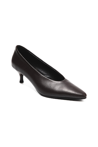 Topuklu/ Stiletto Kadın Mar-25k-242-anny John May Koyu Kahve Koyu Kahve