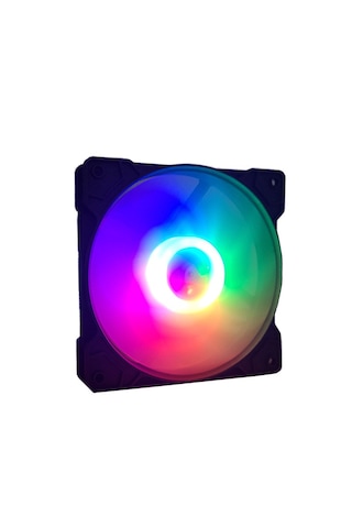 Daryun 12cm Kasa İçi Uyumlu Rainbow Led Fanlı Molex 4 Pin Soket Fan