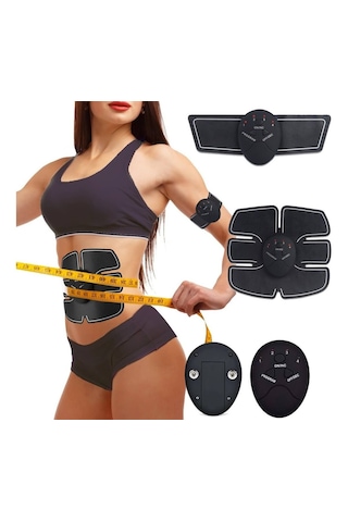Vücut Geliştirici Elektronik Kemer Gym Masaj Aleti Spor Aleti 5668 Acı Kahverengi