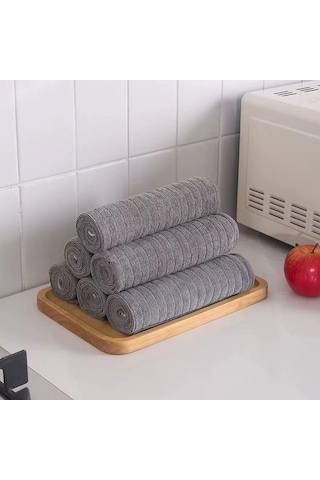 3 Adet Mikrofiber Kareli Mutfak Bezi, 40x40 Cm, Leke Ve Koku Tutmaz, 1100 Gsm, Deterjanla Kullanıma Uygun, Oto Yıkama Diğer