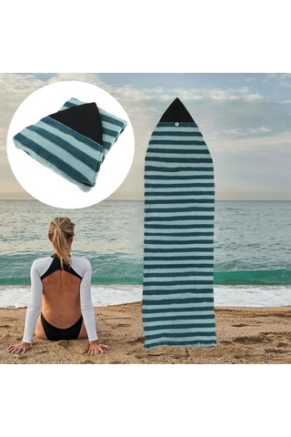 Suntek Sörf Tutkunları İçin Tahtası Çorap Kılıfı Yeşil Şerit Yeşil