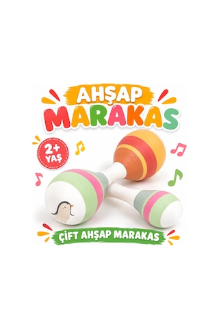 Arkhenx Ahşap Marakas Bzs1