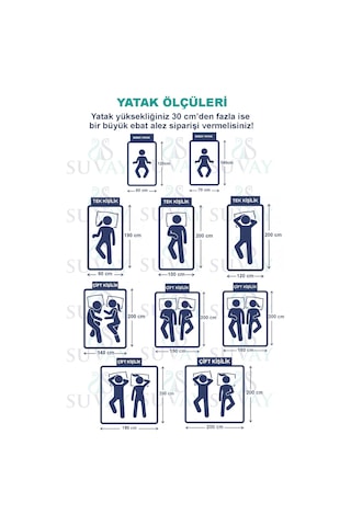 Suvay Kapitone Fitted Yatak Koruyucu Alez Tek Ve Çift Kişilik Kapitoneli Pamuklu Yatak Alezi 9 Farkl Sku: Smg8690010234810 Açık Indigo