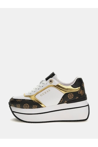 Guess Camrio Platform Kadın Sneaker Ayakkabı Fl7cmrfal12 Kahverengi