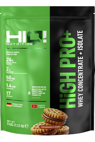 Hıq High Pro+ 510gr Chocobanana Flavored