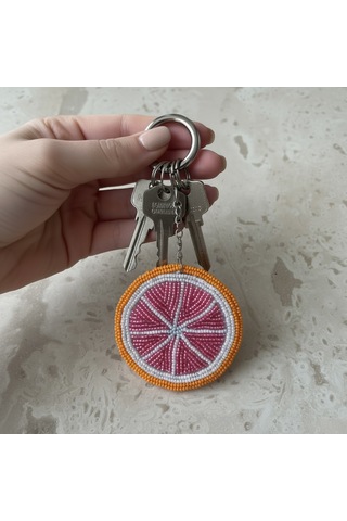 Greyfurt El Yapımı Boncuk Charm Çanta & Anahtarlık Aksesuarı