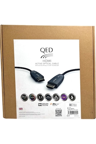 QED QE-6187 Performance Optical HDMI LSZH 50 m