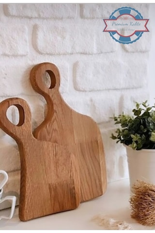Doğal Ahşap Kesme Tahtası Premium Kalite Sevgili Model Sunum Tahtası Ahşap