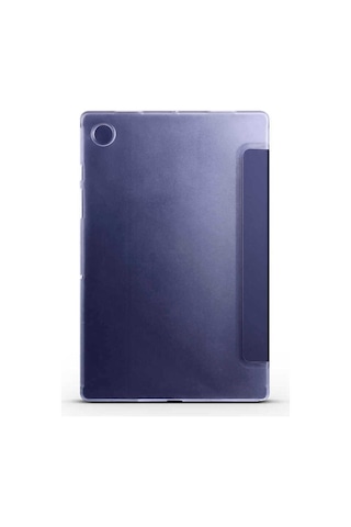 Galaxy Uyumlu  Tab A8 10.5 Sm-x200 2021 Bulut E-ticaret Smart Cover Standlı 1-1 Kılıf-turuncu Arka Kapak