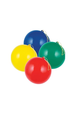 10 Adet İpli Punc Balon