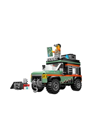LEGO® City 4x4 Arazi Dağ Arabası 60447 - 6 Yaş ve Üzeri Çocuklar için Yaratıcı Oyuncak Yapım Seti (221 Parça)