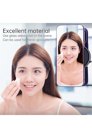 Manyetik Araba Vakumlu Bardak Tutucu Manyetik Elektrikli Vakumlu Bardak Telefon Tutucu Siyah