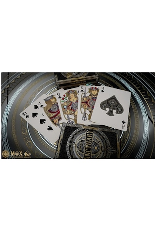 Npcc Noir Arts Royal Sanctuary Kings Premium Oyun Kağıdı Koleksiyonluk İskambil Kartları