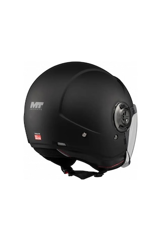 Mt Helmets Viale Sv Pure A1 Açık Kask Siyah