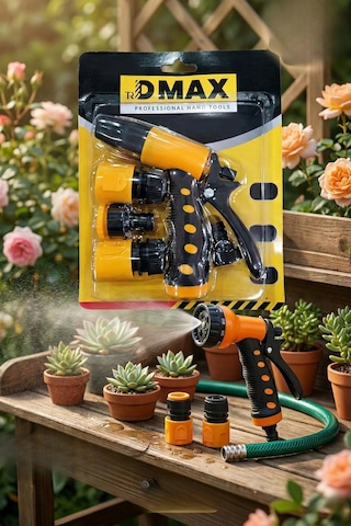 Dmax 2 Fonksiyonlu 5 Parça Sulama Tabanca Seti