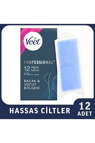 3 Adet Veet Pro Ağda Bandı 12'li Hassas