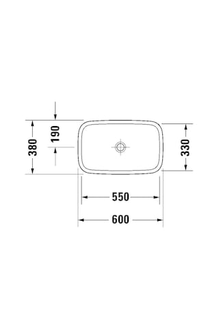 Duravit - Durastyle Çanak Lavabo Beyaz 60 Cm - 0349600000- Beyaz