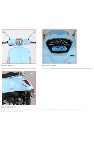 Rks Bitter 125 Motosiklet Beyaz