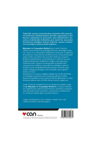 Rüyalar Ve Uyanışlar Defteri  - Latife Tekin - Can Yayınları