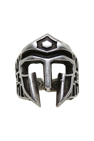 Senvemoda Şovalye Başlığı Gümüş Kaplama Yüzük Çok Renkli