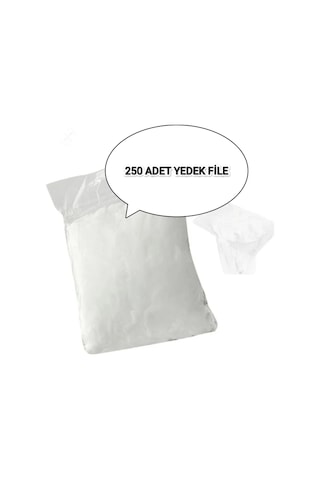 250 Adet Yedek File Şeffaf